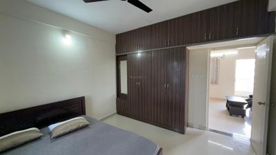 Bedroom Image of 600 Sq.ft 1 BHK Apartment / Flat for rent in Thanisandra Bengaluru for Rs. 23500