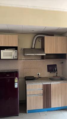 Kitchen Image of 455 Sq.ft 1 RK Studio for rent in Supertech Ecociti, Sector 137 Noida for Rs. 19500
