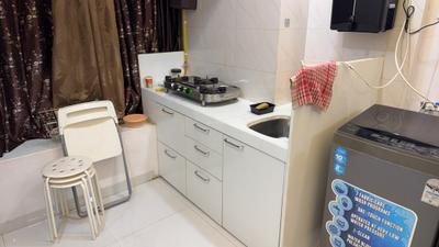 Kitchen Image of 275 Sq.ft 1 RK Apartment / Flat for rent in Powai Mumbai for Rs. 33000