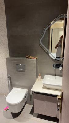 Bathroom Image of 1500 Sq.ft 1 BHK Builder Floor for rent in Sector 38 Gurgaon for Rs. 30000