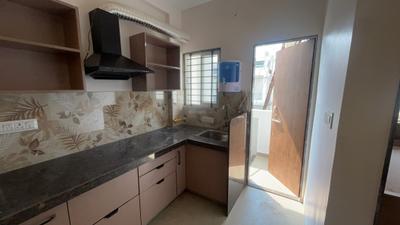 Kitchen Image of 1500 Sq.ft 1 BHK Builder Floor for rent in Scheme No 114 Indore for Rs. 22000