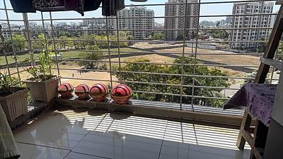 Balcony Image of 1270 Sq.ft 2 BHK Apartment / Flat for rent in JT JT Stuti Highland, Mughal Sarai Surat for Rs. 25000