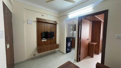 Living Room Image of 500 Sq.ft 1 BHK Apartment / Flat for rent in BTM Layout Bengaluru for Rs. 24995