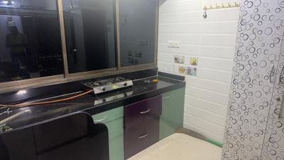 Kitchen Image of 225 Sq.ft 1 RK Apartment / Flat for rent in Powai Mumbai for Rs. 23000
