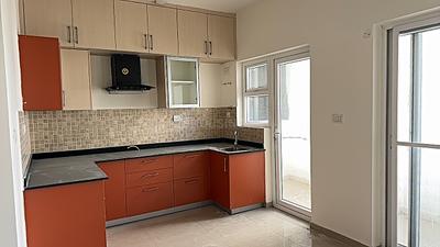 Kitchen Image of 1235 Sq.ft 3 BHK Apartment / Flat for rent in Hyde Park, Hulimavu Bengaluru for Rs. 45000