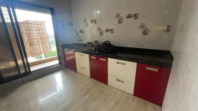 Kitchen Image of 1480 Sq.ft 3 BHK Apartment / Flat for rent in Shree Sawan Lifestyle, Kharghar Navi Mumbai for Rs. 50000