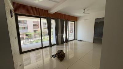 Living Room Image of 1800 Sq.ft 3 BHK Apartment / Flat for sale in Shine Swasti, Tragad Ahmedabad for Rs. 9700000
