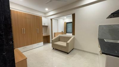 Living Room Image of 750 Sq.ft 1 BHK Builder Floor for rent in Mahalakshmi Nagar Indore for Rs. 16500