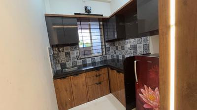 Kitchen Image of 300 Sq.ft 1 RK Builder Floor for rent in Scheme No 94C Indore for Rs. 13000