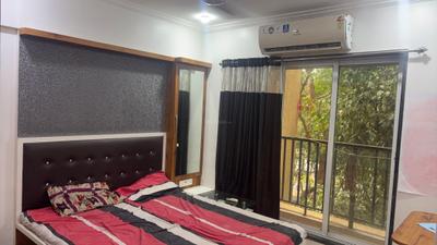 Bedroom Image of 550 Sq.ft 1 BHK Apartment / Flat for rent in Atlantic Jewels, Hiranandani Estate Thane for Rs. 30000