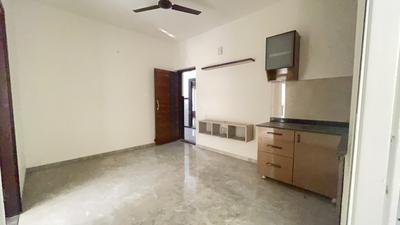 Living Room Image of 624 Sq.ft 1 BHK Apartment / Flat for rent in Whitefield Bengaluru for Rs. 20000