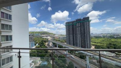 Balcony Image of 900 Sq.ft 2 BHK Apartment / Flat for rent in TCG The Crown Greens, Hinjawadi Phase 2 Pune for Rs. 32000