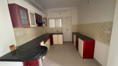 Kitchen Image of 1500 Sq.ft 3 BHK Apartment / Flat for rent in Virasha Heights, Bawadiya Kalan Bhopal for Rs. 22000