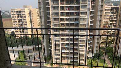 Balcony Image of 790 Sq.ft 2 BHK Apartment / Flat for rent in Manhattan, Charholi Budruk Pune for Rs. 25000
