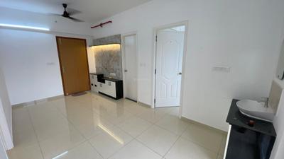 Living Room Image of 776 Sq.ft 2 BHK Apartment / Flat for rent in Urbanrise Revolution One, Padur Chennai for Rs. 25000
