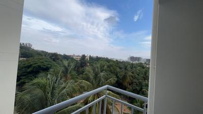 Balcony Image of 700 Sq.ft 1 BHK Apartment / Flat for rent in Whitefield Bengaluru for Rs. 28000