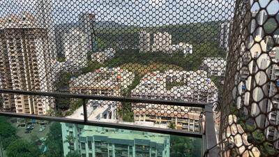 Balcony Image of 1400 Sq.ft 3 BHK Apartment / Flat for sale in Lokhandwala Whispering Palms Xxclusives, Kandivali East Mumbai for Rs. 37200000