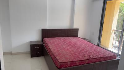 Bedroom Image of 721 Sq.ft 1 BHK Apartment / Flat for rent in Cosmos Meluha, Khidkali Thane for Rs. 12500