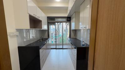 Kitchen Image of 1200 Sq.ft 3 BHK Apartment / Flat for rent in Lodha Bel Air, Jogeshwari West Mumbai for Rs. 120000
