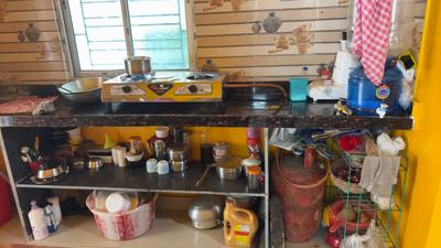 Kitchen Image of 654 Sq.ft 2 BHK Apartment / Flat for sale in Dum Dum Cantonment Kolkata for Rs. 2000000