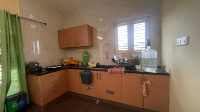Kitchen Image of 650 Sq.ft 1 BHK Apartment / Flat for rent in Vimanapura Bengaluru for Rs. 19000