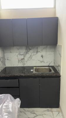 Kitchen Image of 350 Sq.ft 1 RK Apartment / Flat for rent in L I G Colony Indore for Rs. 14599