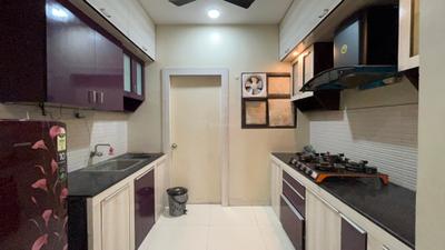 Kitchen Image of 1200 Sq.ft 3 BHK Apartment / Flat for rent in DTC Southern Heights, Joka Kolkata for Rs. 32000