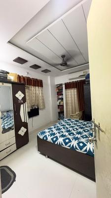Bedroom Image of 1215 Sq.ft 2 BHK Apartment / Flat for rent in Rajhans Platinum Residency, Palanpur Surat for Rs. 20000