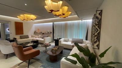 Living Room Image of 2500 Sq.ft 4 BHK Apartment / Flat for sale in Kavisha The Portrait, Shela Ahmedabad for Rs. 15500000