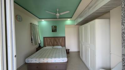 Bedroom Image of 1575 Sq.ft 3 BHK Apartment / Flat for rent in Vignahar Heights, Nerul Navi Mumbai for Rs. 130000