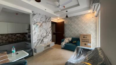 Living Room Image of 770 Sq.ft 2 BHK Apartment / Flat for rent in Prateek Grand City, Siddharth Vihar Ghaziabad for Rs. 26000