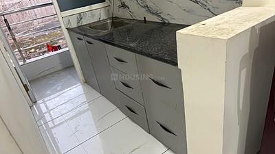 Kitchen Image of 700 Sq.ft 1 BHK Apartment / Flat for rent in Scheme No 114 Indore for Rs. 18000