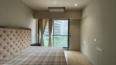 Bedroom Image of 1350 Sq.ft 3 BHK Apartment / Flat for rent in Adani Ten BKC, Bandra East Mumbai for Rs. 220000