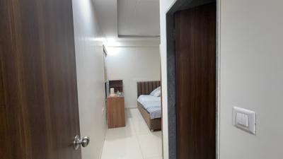 Bedroom Image of 1500 Sq.ft 3 BHK Apartment / Flat for rent in Adani Amogha, Shantigram Ahmedabad for Rs. 55000