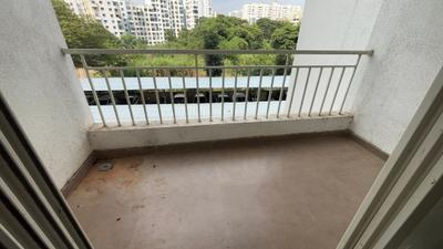 Balcony Image of 960 Sq.ft 2 BHK Apartment / Flat for rent in Balaji Vishwa Phase II, Narhe Pune for Rs. 16500