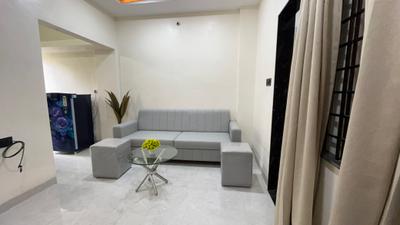 Living Room Image of 800 Sq.ft 1 BHK Apartment / Flat for rent in Indra Puri Colony Indore for Rs. 19000