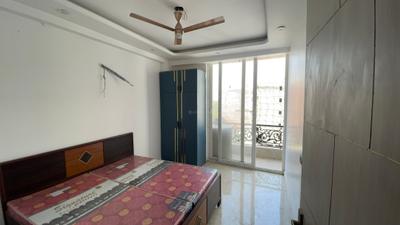 Bedroom Image of 990 Sq.ft 3 BHK Builder Floor for rent in Satbari New Delhi for Rs. 45000