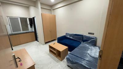Living Room Image of 550 Sq.ft 1 BHK Builder Floor for rent in Mahalakshmi Nagar Indore for Rs. 19000