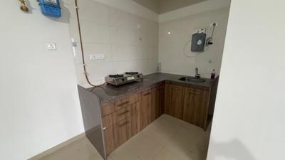 Kitchen Image of 786 Sq.ft 1 BHK Apartment / Flat for rent in Duville Riverdale Suites, Kharadi Pune for Rs. 28000