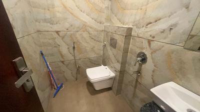 Bathroom Image of 350 Sq.ft 1 RK Builder Floor for rent in Mahalakshmi Nagar Indore for Rs. 16000