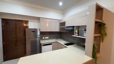 Kitchen Image of 919 Sq.ft 1 BHK Builder Floor for rent in Central The Room II, Sector 33 Sohna for Rs. 40000