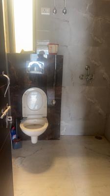 Bathroom Image of 400 Sq.ft 1 RK Builder Floor for rent in Durgapura Jaipur for Rs. 11000