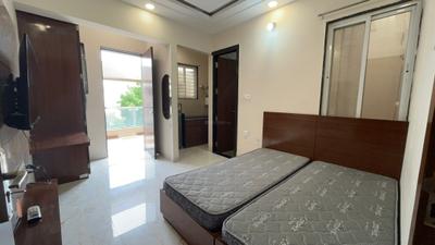 Bedroom Image of 300 Sq.ft 1 RK Builder Floor for rent in Scheme No 113 Indore for Rs. 14500