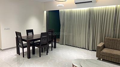 Living Room Image of 2300 Sq.ft 3 BHK Apartment / Flat for rent in Pramukh Omkar Rivanta 1, Randesan Gandhinagar for Rs. 45000