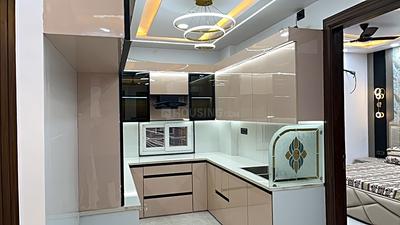 Kitchen Image of 1250 Sq.ft 4 BHK Apartment / Flat for sale in Saarthi Affordable Homes, Uttam Nagar New Delhi for Rs. 10500000