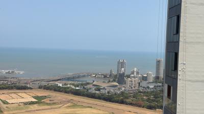 Balcony Image of 1850 Sq.ft 3 BHK Apartment / Flat for rent in Piramal Mahalaxmi, Worli Mumbai for Rs. 310000