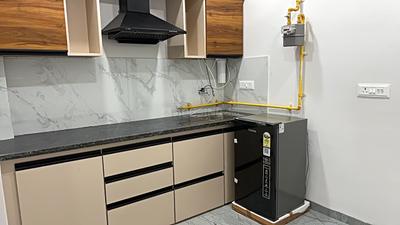 Kitchen Image of 700 Sq.ft 1 BHK Apartment / Flat for rent in Mahalakshmi Nagar Indore for Rs. 17000