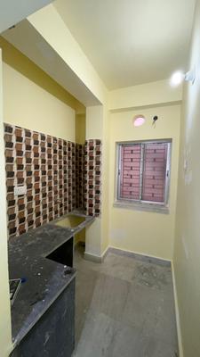 Kitchen Image of 750 Sq.ft 2 BHK Apartment / Flat for sale in Baguiati Kolkata for Rs. 2200000