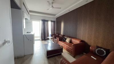 Living Room Image of 1380 Sq.ft 2 BHK Apartment / Flat for rent in Supertech Supernova, Sector 94 Noida for Rs. 65000
