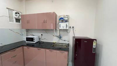 Kitchen Image of 1500 Sq.ft 1 BHK Apartment / Flat for rent in Mahalakshmi Nagar Indore for Rs. 21000